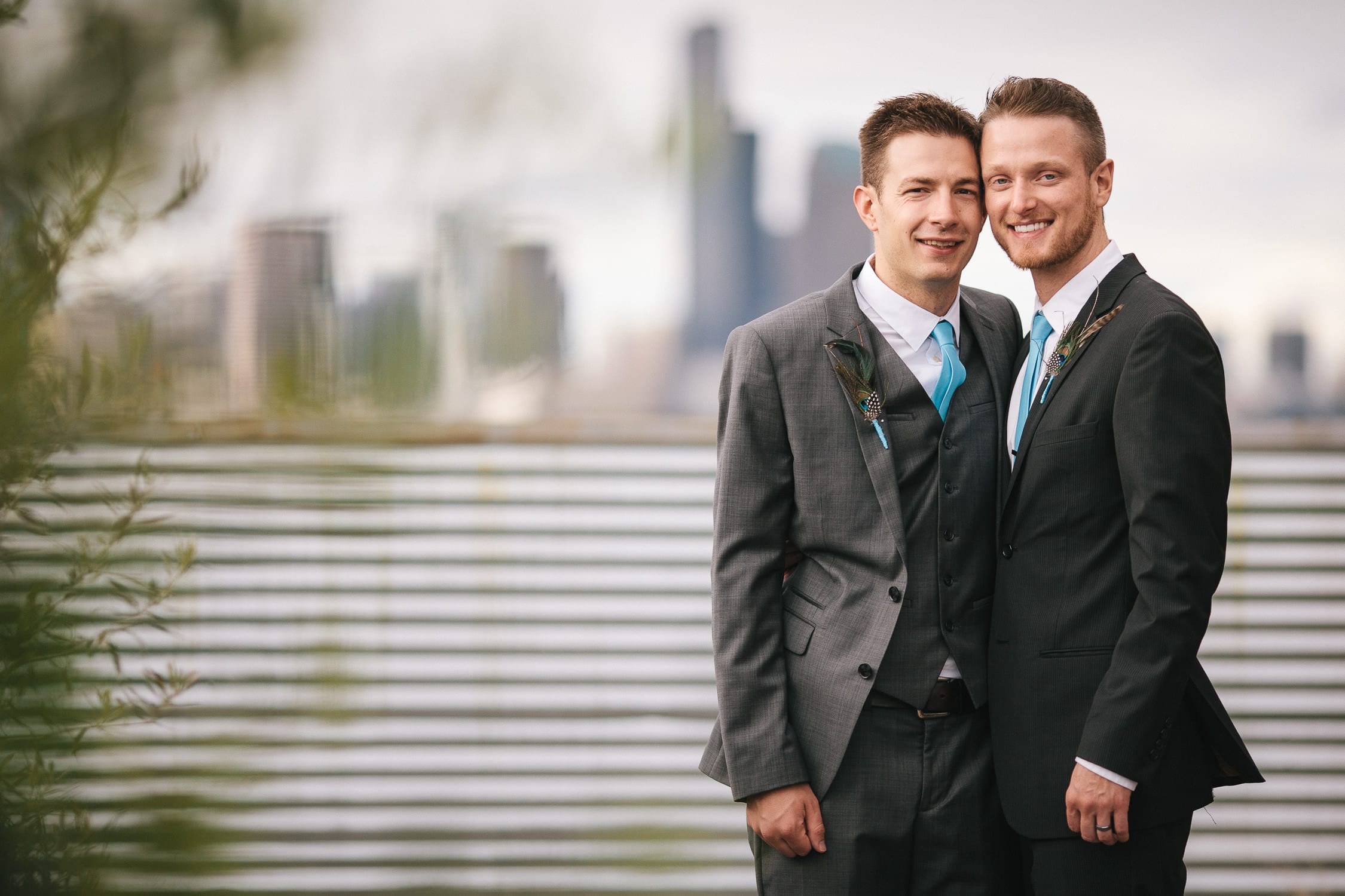modern gay wedding